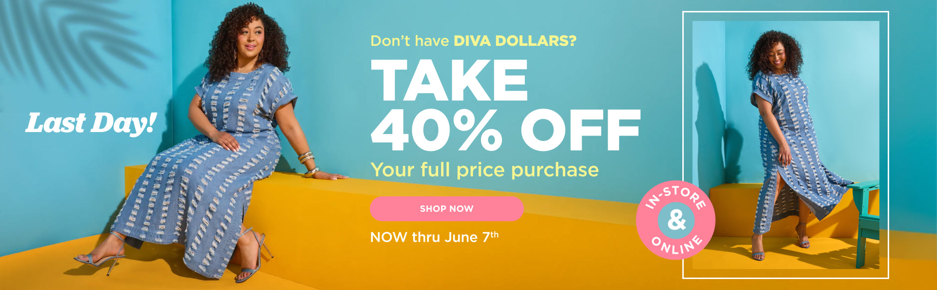 Take 40% off your full price purchase
