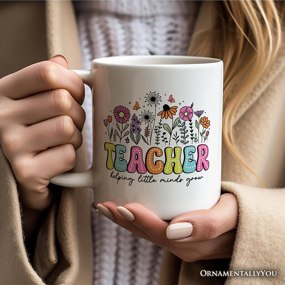 Helping Little Minds Grow Teacher Mug