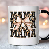 Glittered Leopard Mama Mug