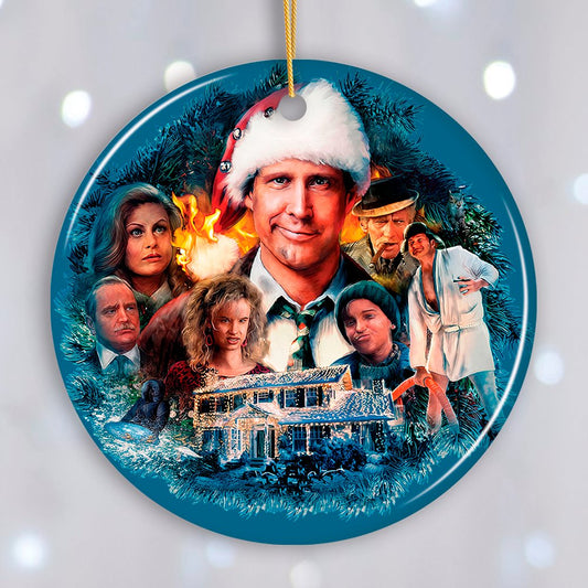 Christmas Vacation Mural Christmas Ornament