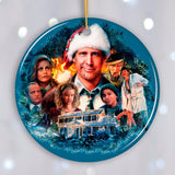 Christmas Vacation Mural Christmas Ornament