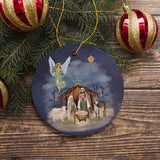 Jesus and Mary Nativity Christmas Ornament