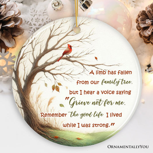 A Life Well-Lived Memorial Ornament