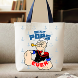 Best Pops Ever Canvas Tote Bag