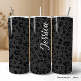 Glitter Leopard Print 20oz Tumbler