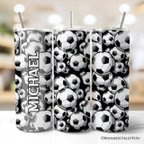 Soccer Ball 20oz Tumbler