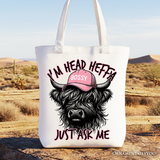 Head Heffa Canvas Tote Bag