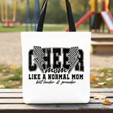 Cheer Mom Canvas Tote Bag