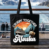 Cruisin Together Alaska Canvas Tote Bag
