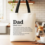 Dad Definition Canvas Tote Bag
