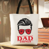 Dad Things Canvas Tote Bag