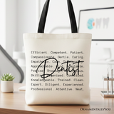 Dentist Definition Canvas Tote Bag