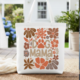 Dog Mama Canvas Tote Bag