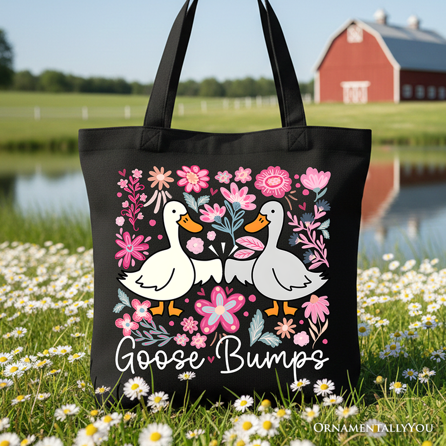 Goose Bumps Canvas Tote Bag
