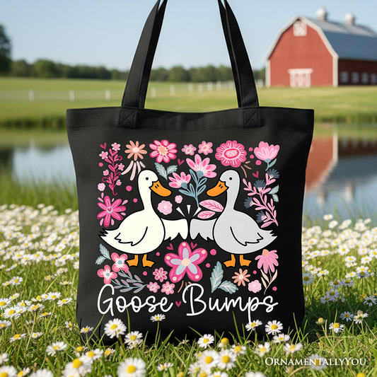 Goose Bumps Canvas Tote Bag