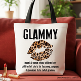 Glammy Leopard Canvas Tote Bag