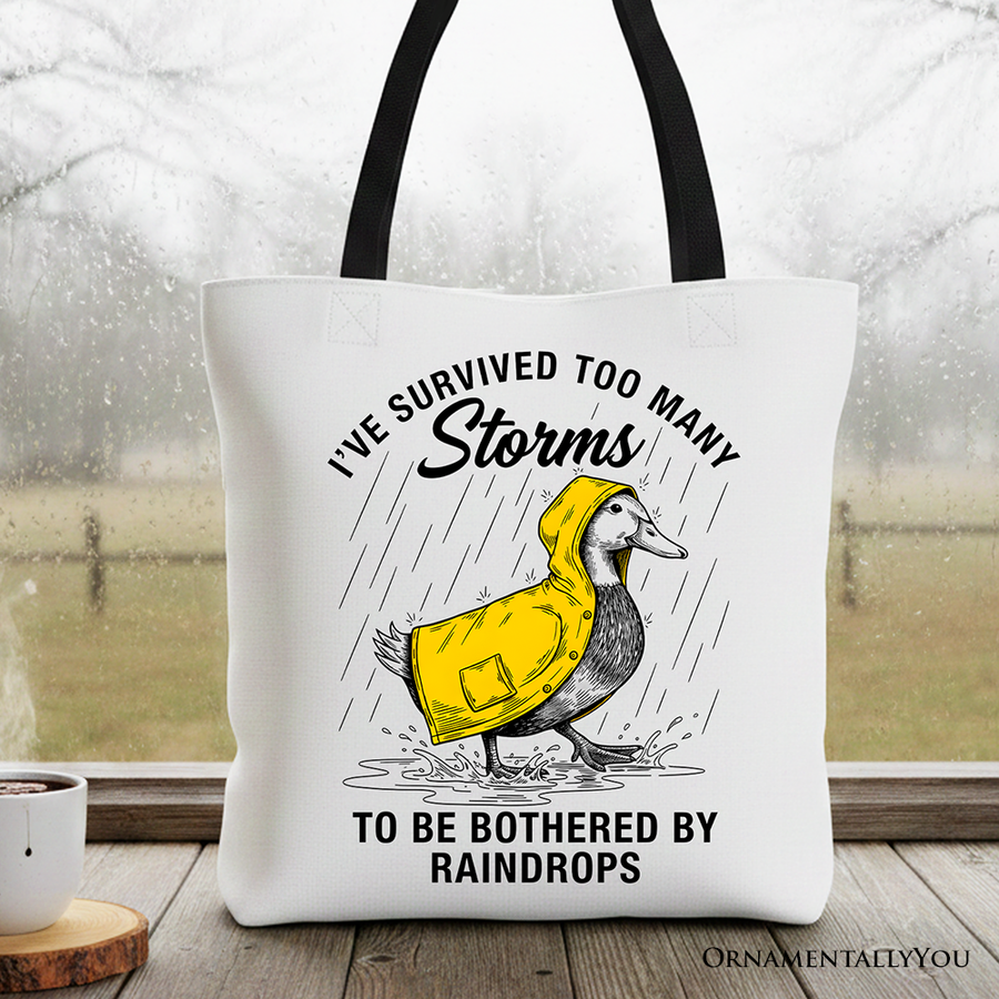 Survived Too Many Storms Canvas Tote Bag