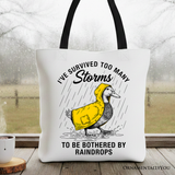 Survived Too Many Storms Canvas Tote Bag