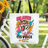 Heaven Lifts Its Voice In Praise Tote Bag