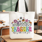 Teacher Helping Little Minds Grow Tote Bag