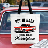 I Found A Deal On Marketplace Canvas Tote Bag
