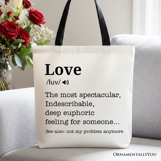 Love Definition Canvas Tote Bag