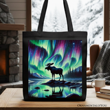 Under The Northern Lights Canvas Tote Bag