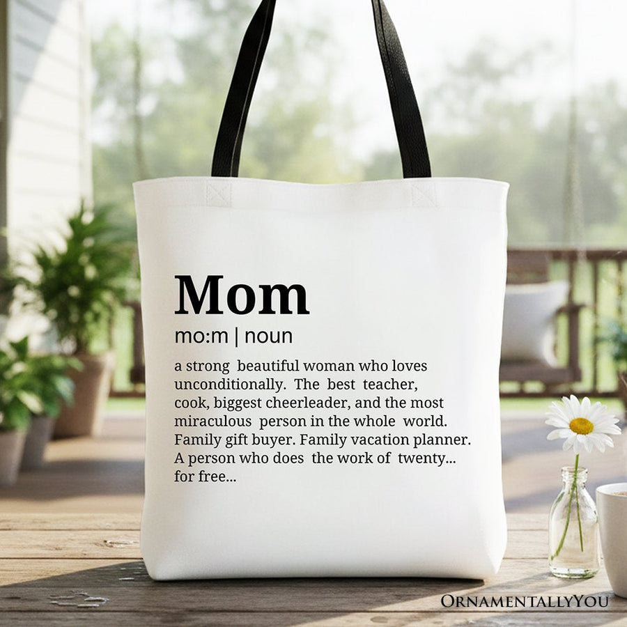 Mom Definition Canvas Tote Bag