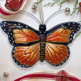 Monarch Butterfly Glass Ornament