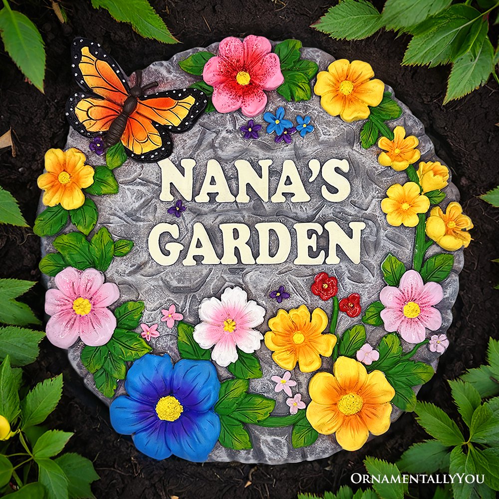 Nanas Garden Stepping Stone