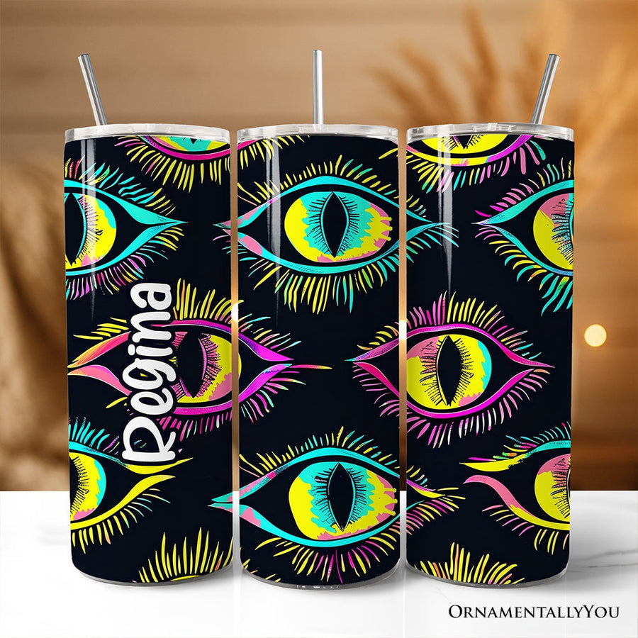 Neon Eye Print 20oz Tumbler