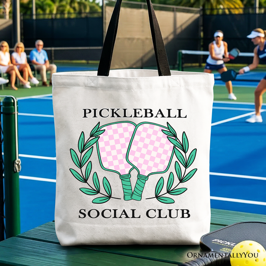 Pickleball Social Club Tote Bag