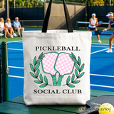 Pickleball Social Club Tote Bag
