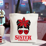 Sister Things Canvas Tote Bag