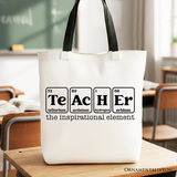 Teacher Inspirational Element Tote Bag
