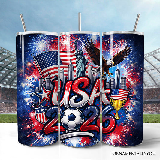 USA 2026 Soccer Cup Global Championship 20oz Tumbler