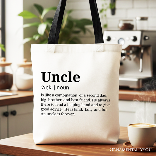 Uncle Definition Canvas Tote Bag