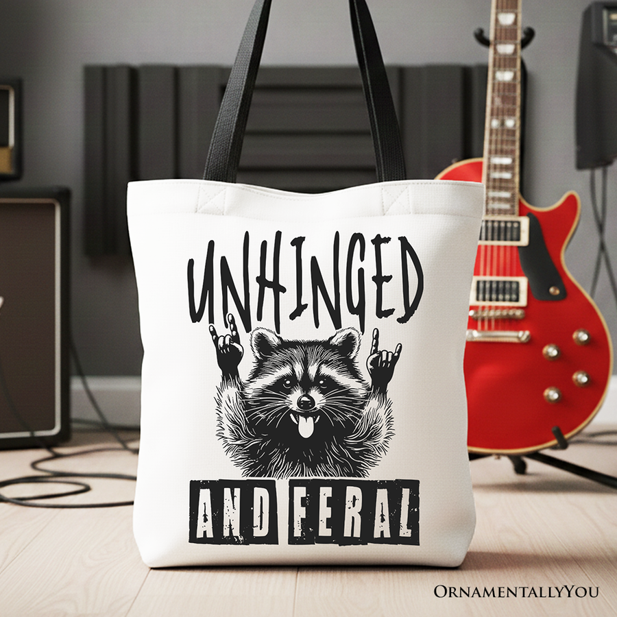 Unhinged And Feral Canvas Tote Bag
