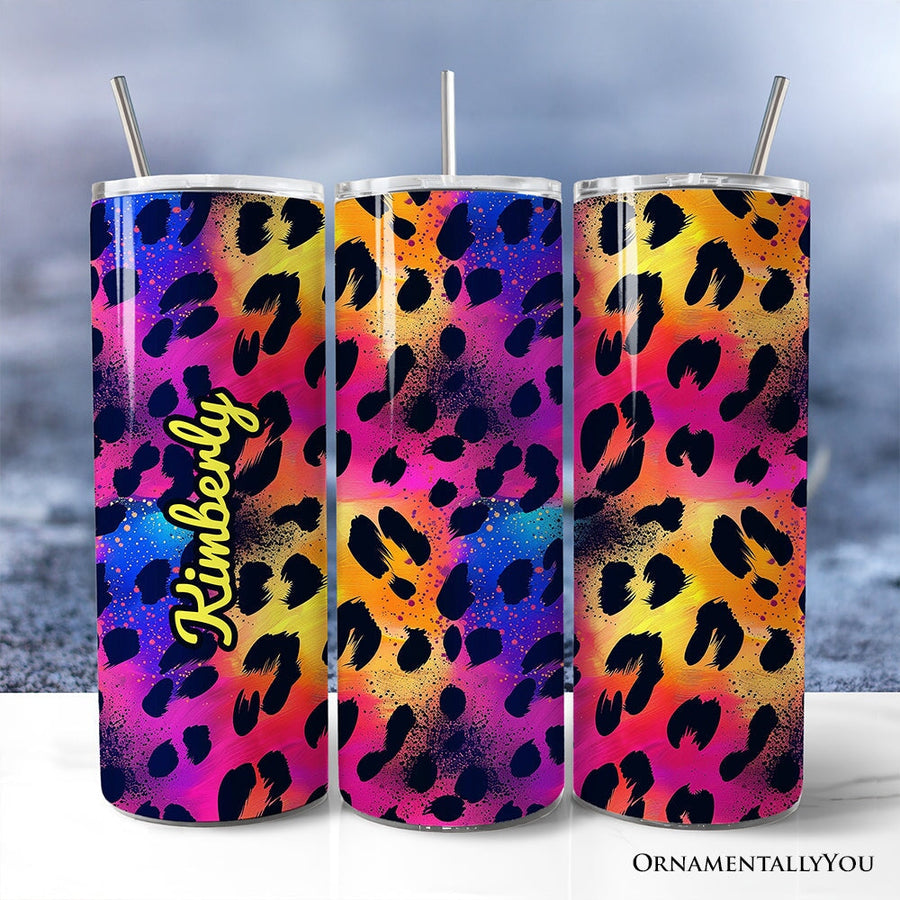 Rainbow Leopard Print 20oz Tumbler