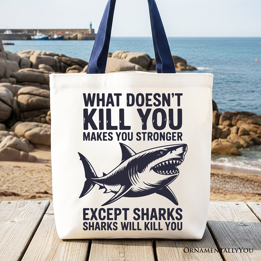 Makes You Stronger Canvas Tote Bag
