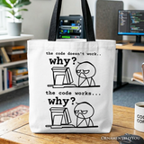 Why Does The Code Canvas Tote Bag