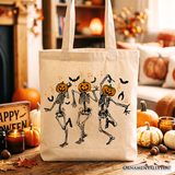 Dancing Skeletons Canvas Tote Bag