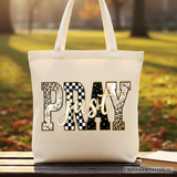 Just Pray Canvas Tote Bag