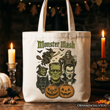 Monster Mash Canvas Tote Bag