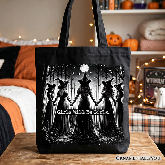 Girls Will Be Girls Canvas Tote Bag