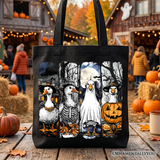 Halloween Goose Canvas Tote Bag