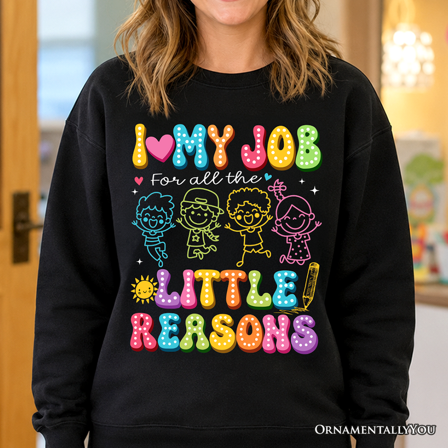 Plus Size I Love My Job Sweatshirt