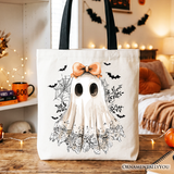 Girl Ghoul Canvas Tote Bag