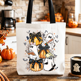 Halloween Ghost Canvas Tote Bag