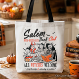 Salem Book Club Canvas Tote Bag